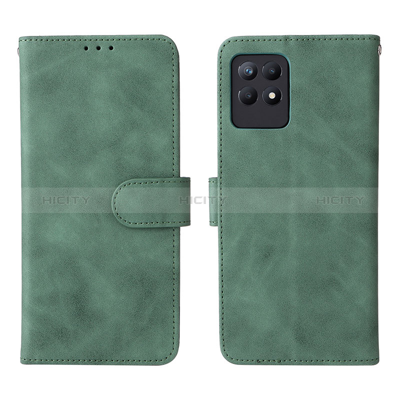 Funda de Cuero Cartera con Soporte Carcasa L08Z para Realme 8i Verde