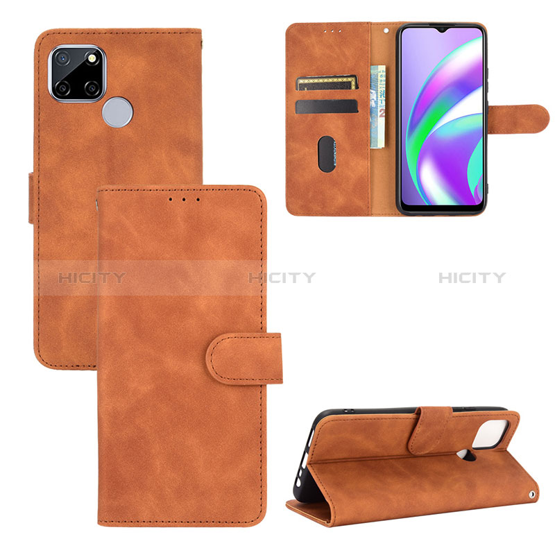 Funda de Cuero Cartera con Soporte Carcasa L08Z para Realme C12