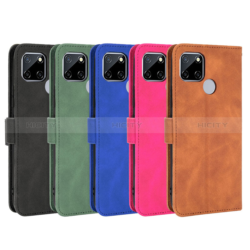 Funda de Cuero Cartera con Soporte Carcasa L08Z para Realme C25