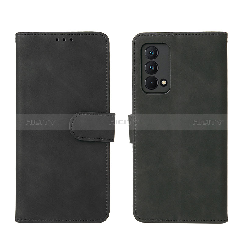 Funda de Cuero Cartera con Soporte Carcasa L08Z para Realme GT Master 5G Negro