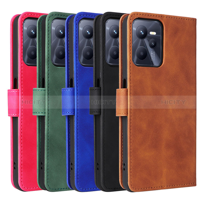 Funda de Cuero Cartera con Soporte Carcasa L08Z para Realme Narzo 50A Prime