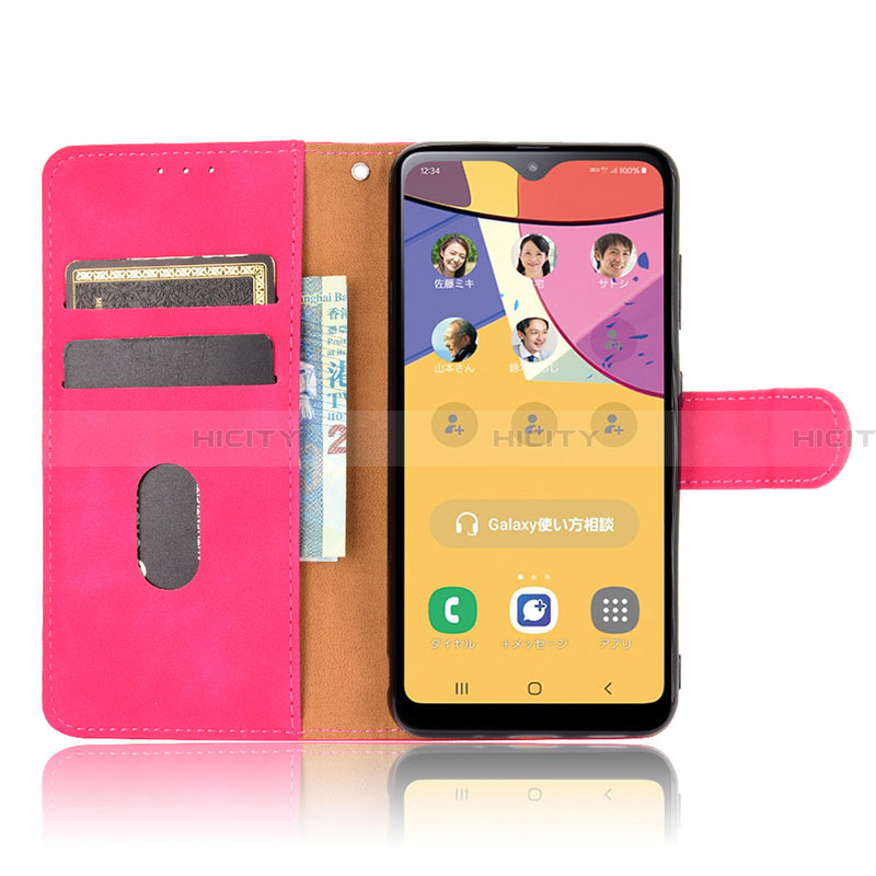 Funda de Cuero Cartera con Soporte Carcasa L08Z para Samsung Galaxy A21 SC-42A