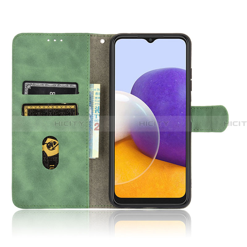 Funda de Cuero Cartera con Soporte Carcasa L08Z para Samsung Galaxy A22 5G