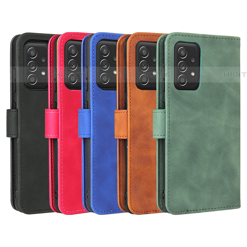 Funda de Cuero Cartera con Soporte Carcasa L08Z para Samsung Galaxy A52 4G