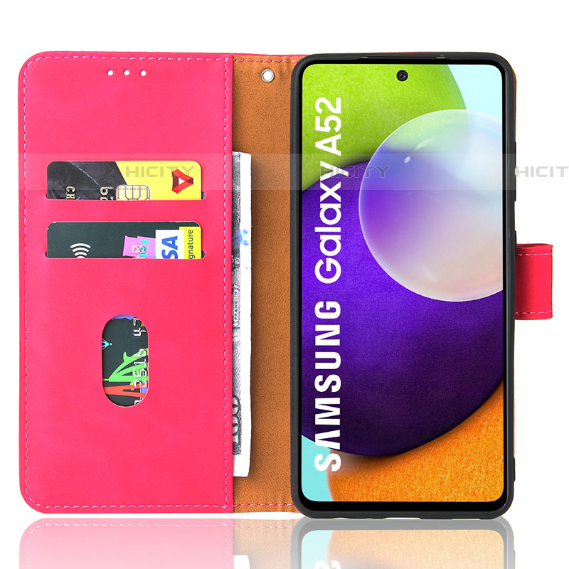 Funda de Cuero Cartera con Soporte Carcasa L08Z para Samsung Galaxy A52 5G