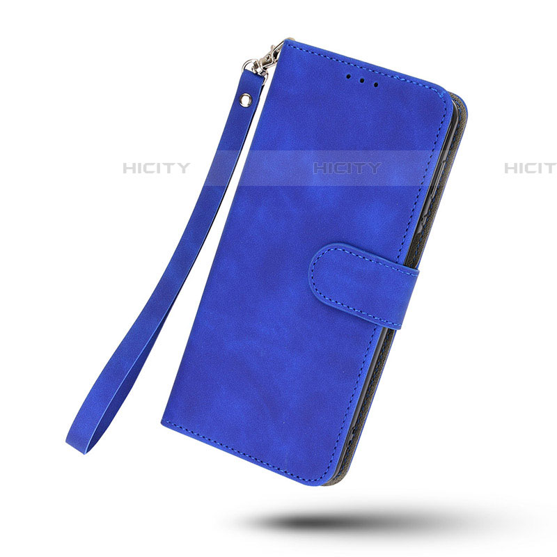 Funda de Cuero Cartera con Soporte Carcasa L08Z para Samsung Galaxy F42 5G Azul