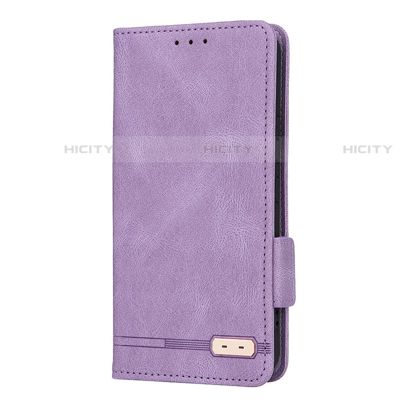 Funda de Cuero Cartera con Soporte Carcasa L08Z para Samsung Galaxy S22 Plus 5G Morado