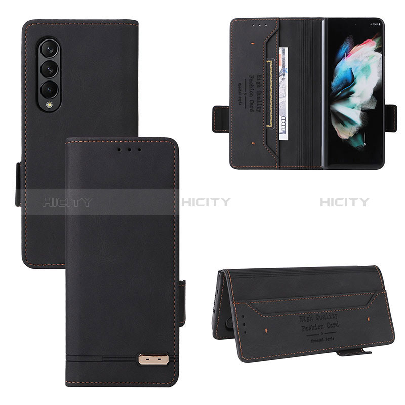 Funda de Cuero Cartera con Soporte Carcasa L08Z para Samsung Galaxy Z Fold3 5G