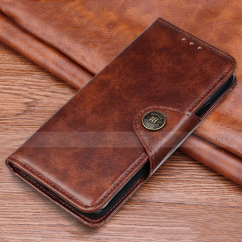 Funda de Cuero Cartera con Soporte Carcasa L09 para Huawei Honor 9C Marron