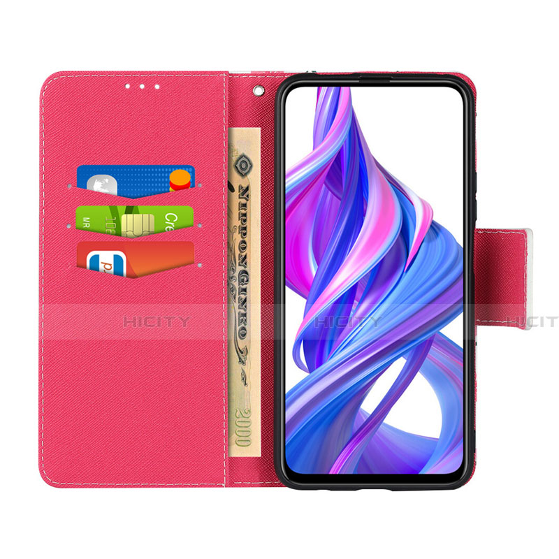 Funda de Cuero Cartera con Soporte Carcasa L09 para Huawei Honor 9X