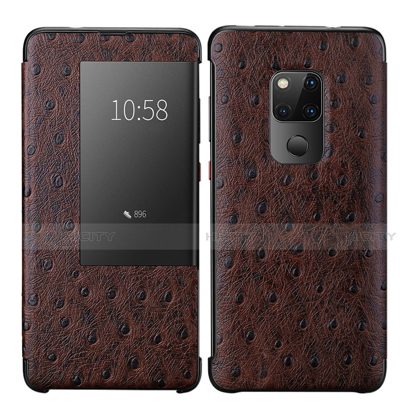 Funda de Cuero Cartera con Soporte Carcasa L09 para Huawei Mate 20