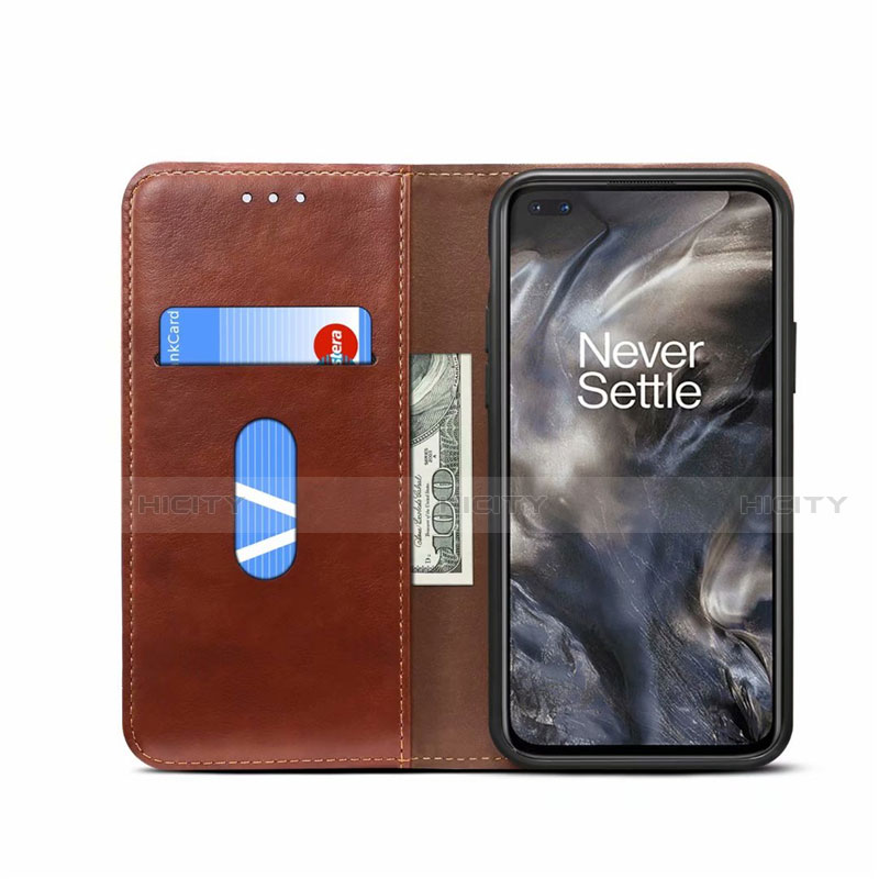 Funda de Cuero Cartera con Soporte Carcasa L09 para OnePlus Nord