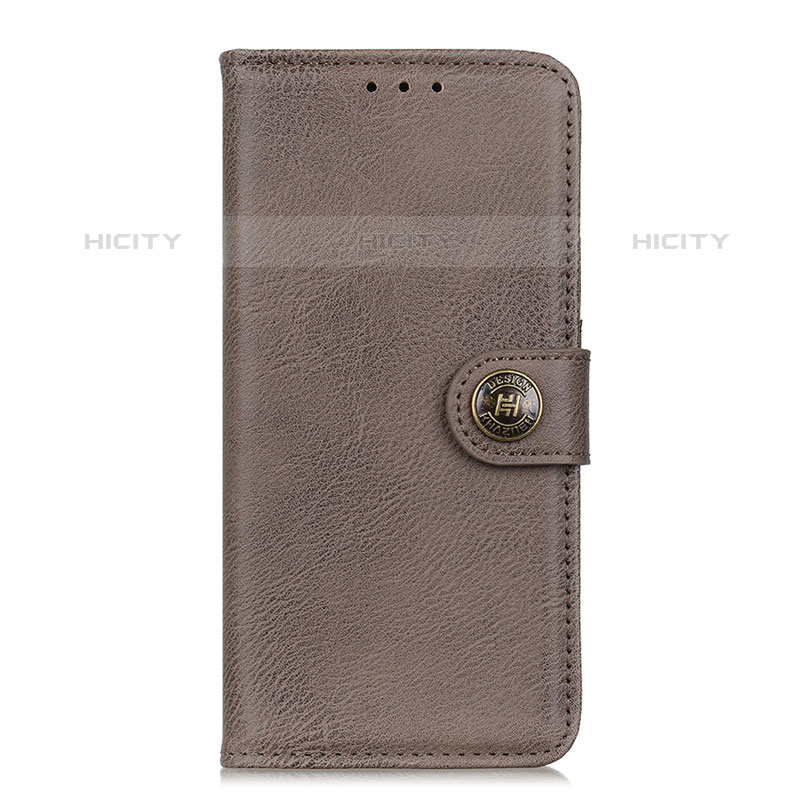 Funda de Cuero Cartera con Soporte Carcasa L09 para Oppo A11s Gris