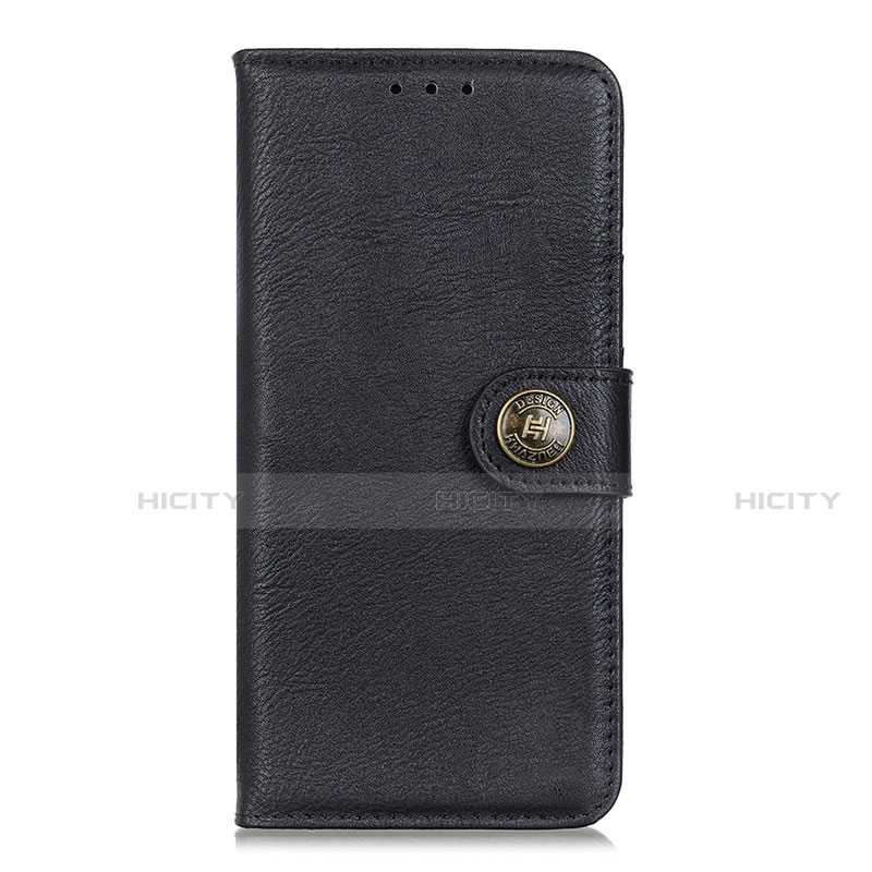 Funda de Cuero Cartera con Soporte Carcasa L09 para Oppo A53s Negro