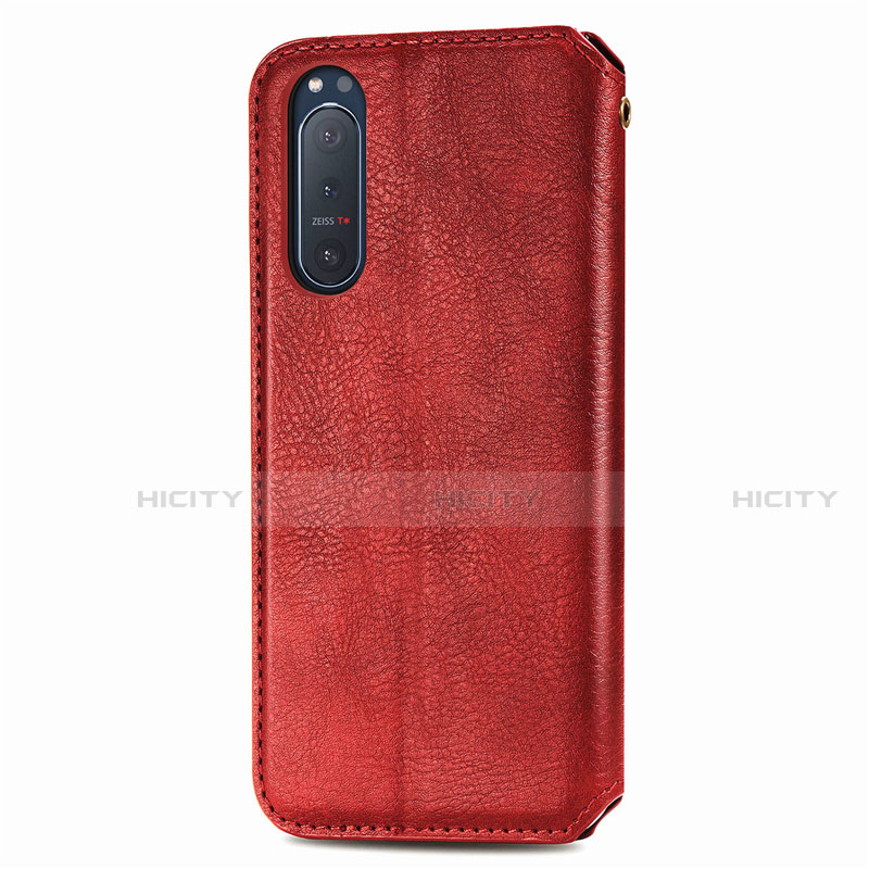 Funda de Cuero Cartera con Soporte Carcasa L09 para Sony Xperia 5 II