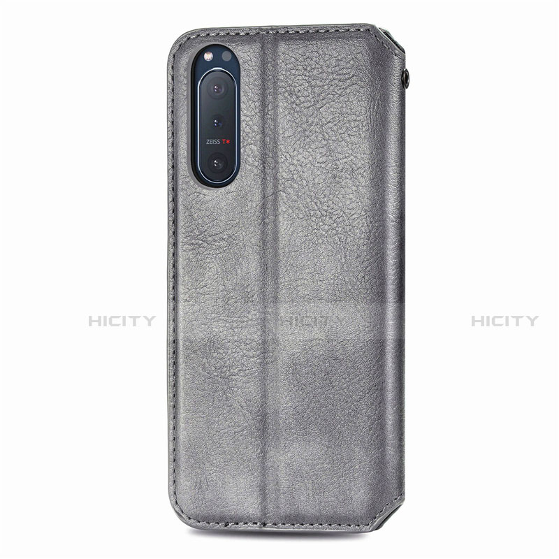 Funda de Cuero Cartera con Soporte Carcasa L09 para Sony Xperia 5 II