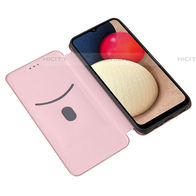 Funda de Cuero Cartera con Soporte Carcasa L09Z para Samsung Galaxy A03s