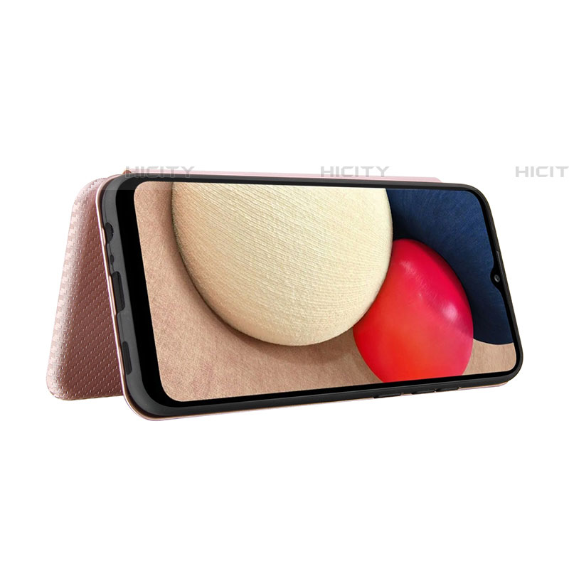 Funda de Cuero Cartera con Soporte Carcasa L09Z para Samsung Galaxy A03s