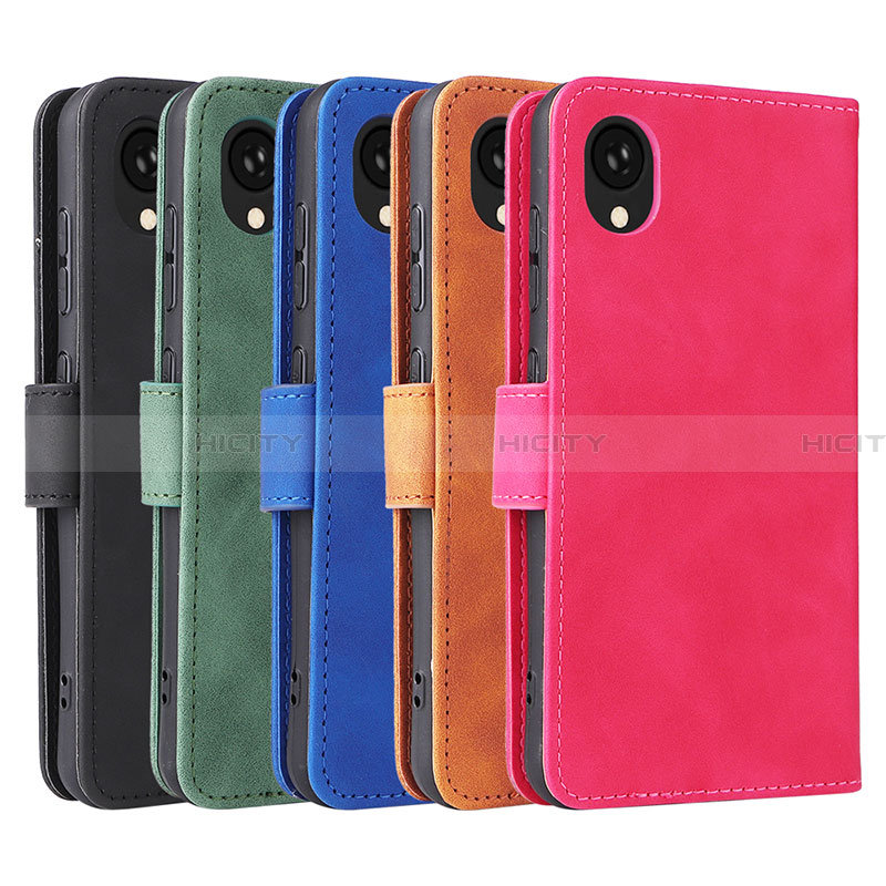 Funda de Cuero Cartera con Soporte Carcasa L09Z para Samsung Galaxy A22 5G SC-56B