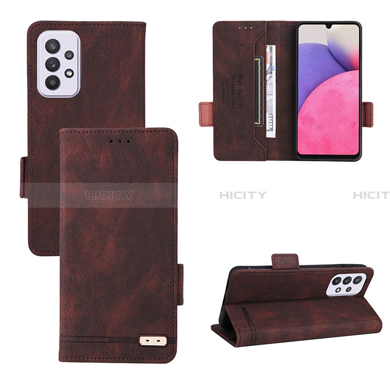 Funda de Cuero Cartera con Soporte Carcasa L09Z para Samsung Galaxy A33 5G