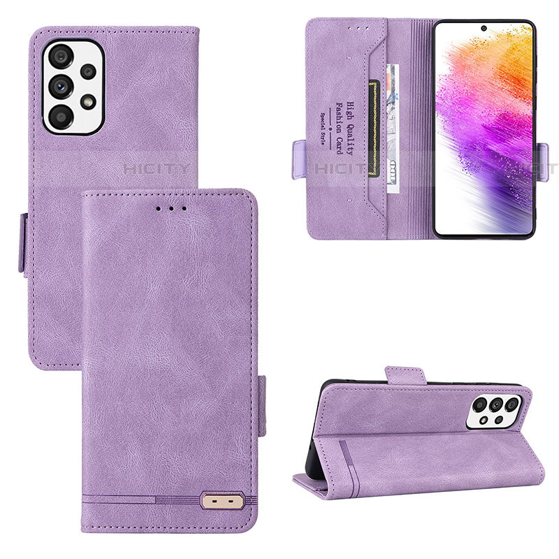 Funda de Cuero Cartera con Soporte Carcasa L09Z para Samsung Galaxy A73 5G