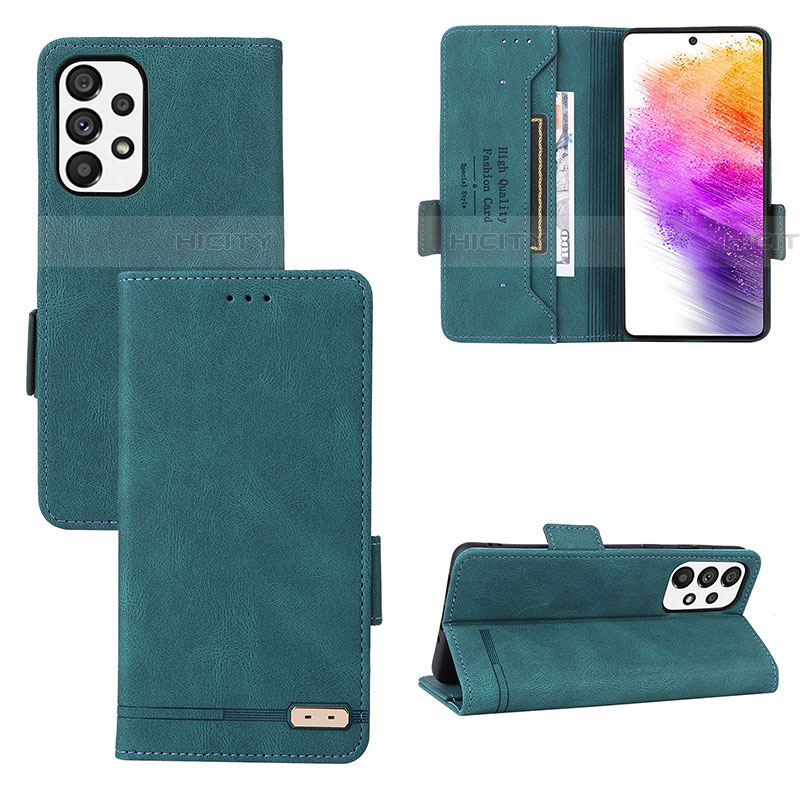 Funda de Cuero Cartera con Soporte Carcasa L09Z para Samsung Galaxy A73 5G