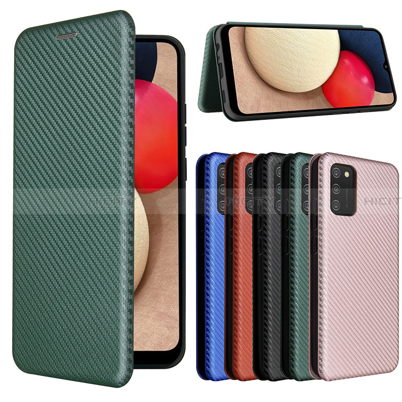 Funda de Cuero Cartera con Soporte Carcasa L09Z para Samsung Galaxy F02S SM-E025F