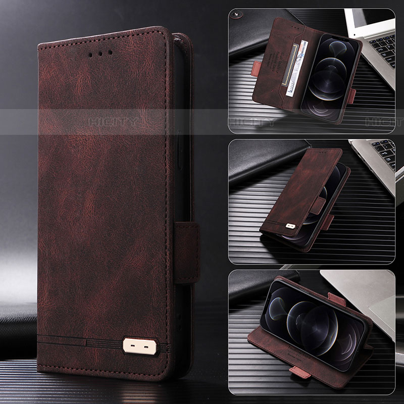 Funda de Cuero Cartera con Soporte Carcasa L09Z para Samsung Galaxy Z Fold4 5G