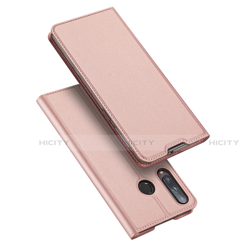 Funda de Cuero Cartera con Soporte Carcasa L10 para Huawei Honor 9C Oro Rosa