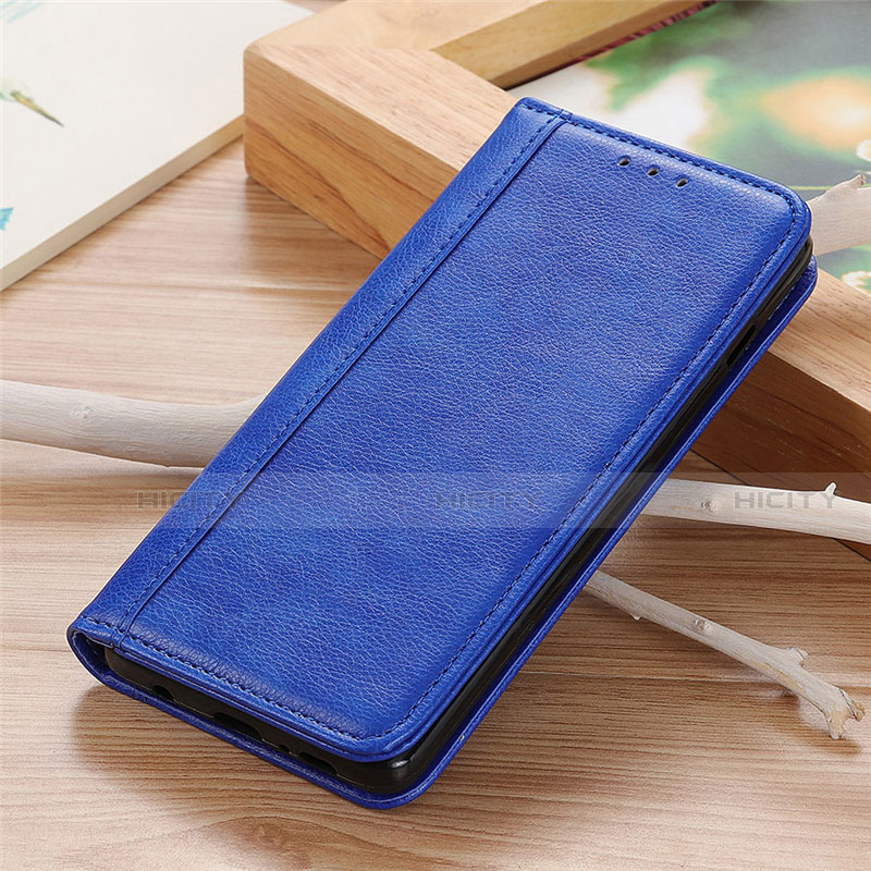 Funda de Cuero Cartera con Soporte Carcasa L10 para Huawei Nova 8 SE 5G Azul