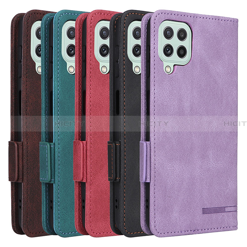 Funda de Cuero Cartera con Soporte Carcasa L10Z para Samsung Galaxy A22 4G