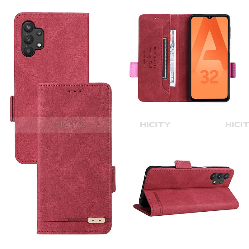 Funda de Cuero Cartera con Soporte Carcasa L10Z para Samsung Galaxy A32 4G