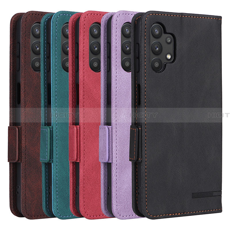 Funda de Cuero Cartera con Soporte Carcasa L10Z para Samsung Galaxy A32 4G