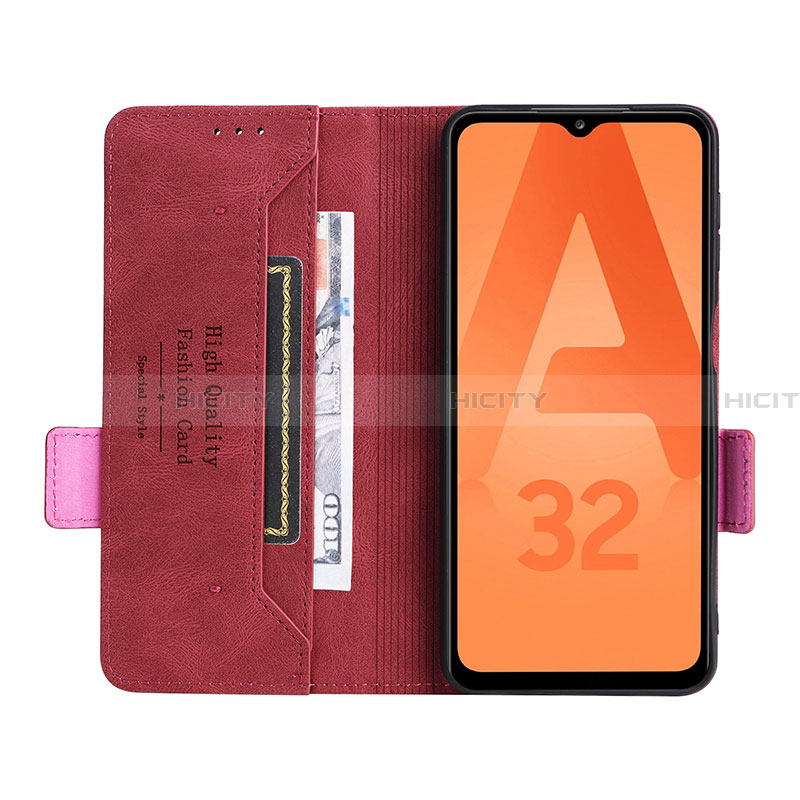 Funda de Cuero Cartera con Soporte Carcasa L10Z para Samsung Galaxy A32 4G