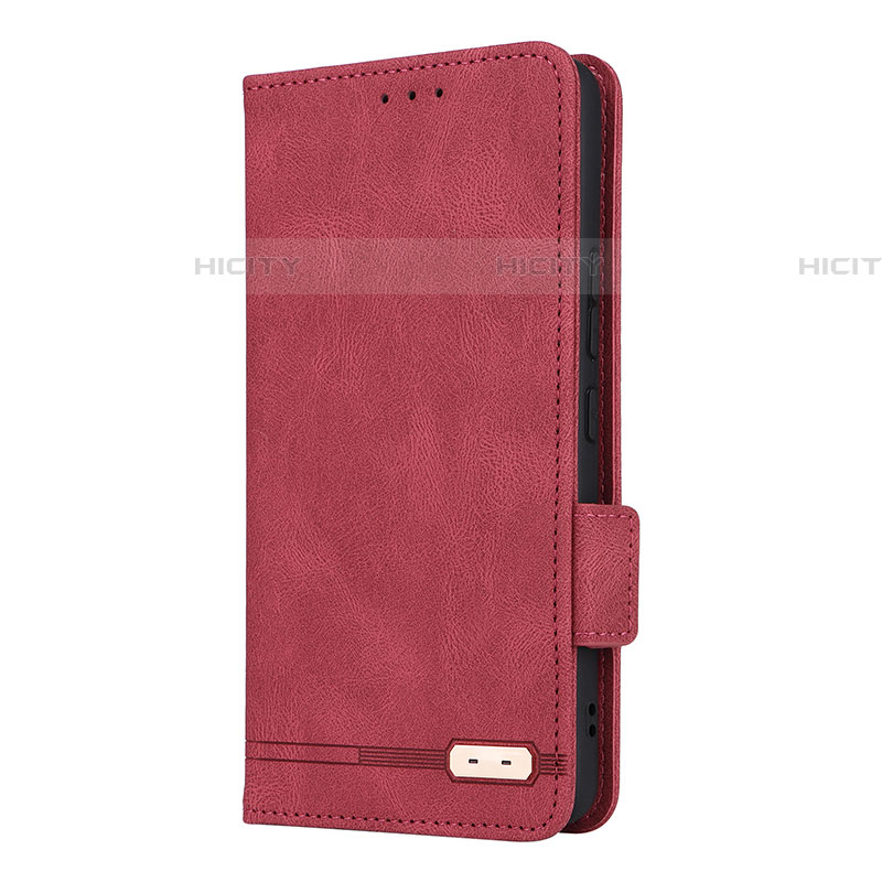 Funda de Cuero Cartera con Soporte Carcasa L10Z para Samsung Galaxy A53 5G Rojo