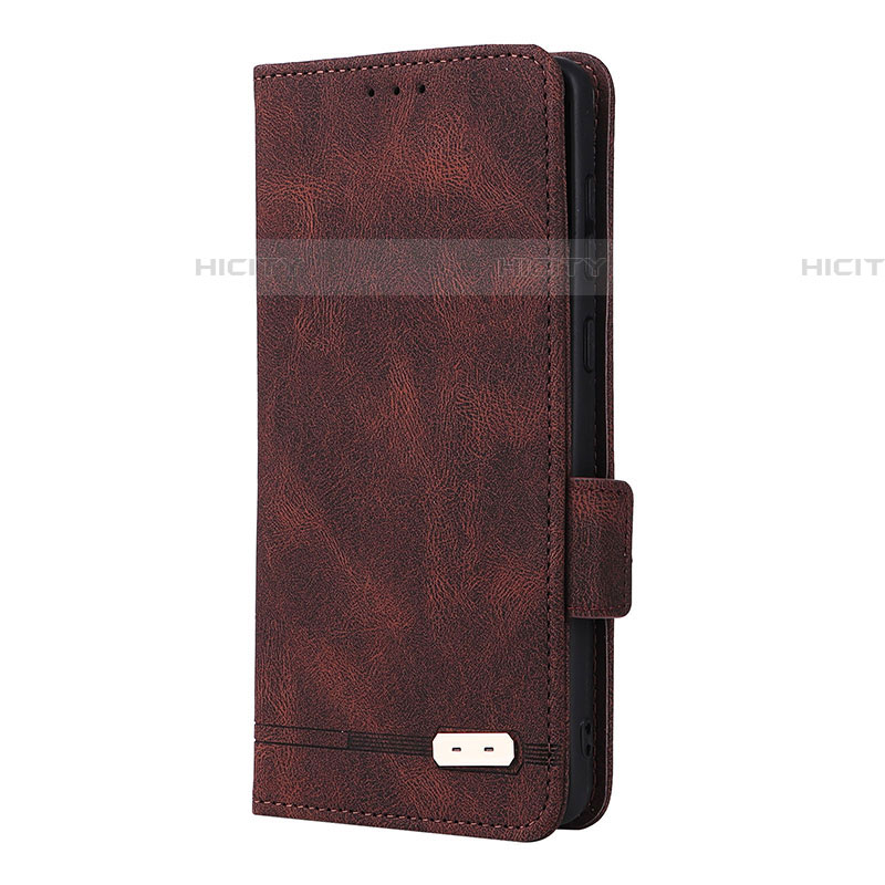 Funda de Cuero Cartera con Soporte Carcasa L10Z para Samsung Galaxy A73 5G Marron