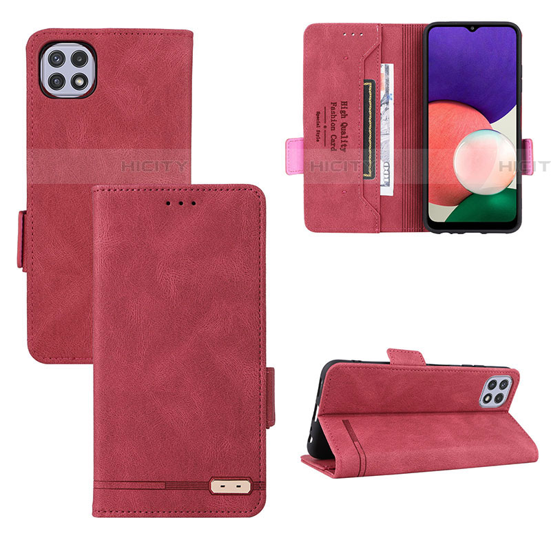 Funda de Cuero Cartera con Soporte Carcasa L10Z para Samsung Galaxy F42 5G