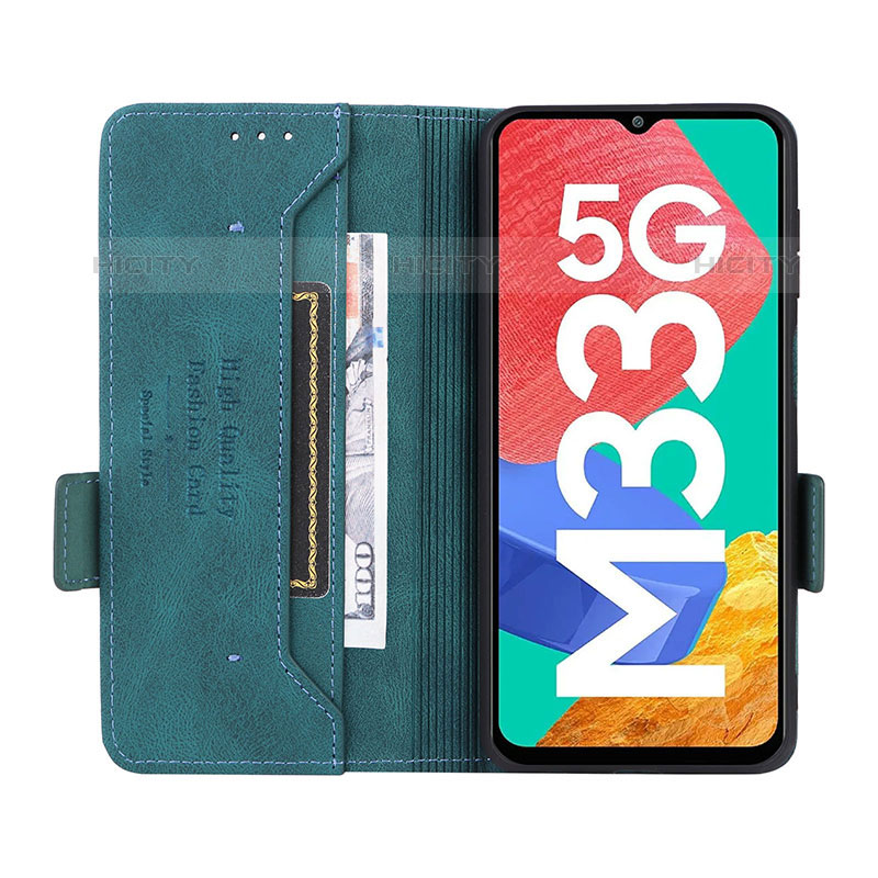 Funda de Cuero Cartera con Soporte Carcasa L10Z para Samsung Galaxy M33 5G