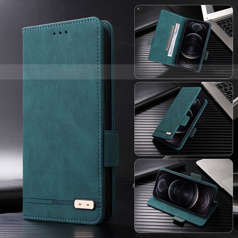 Funda de Cuero Cartera con Soporte Carcasa L10Z para Samsung Galaxy Z Fold4 5G