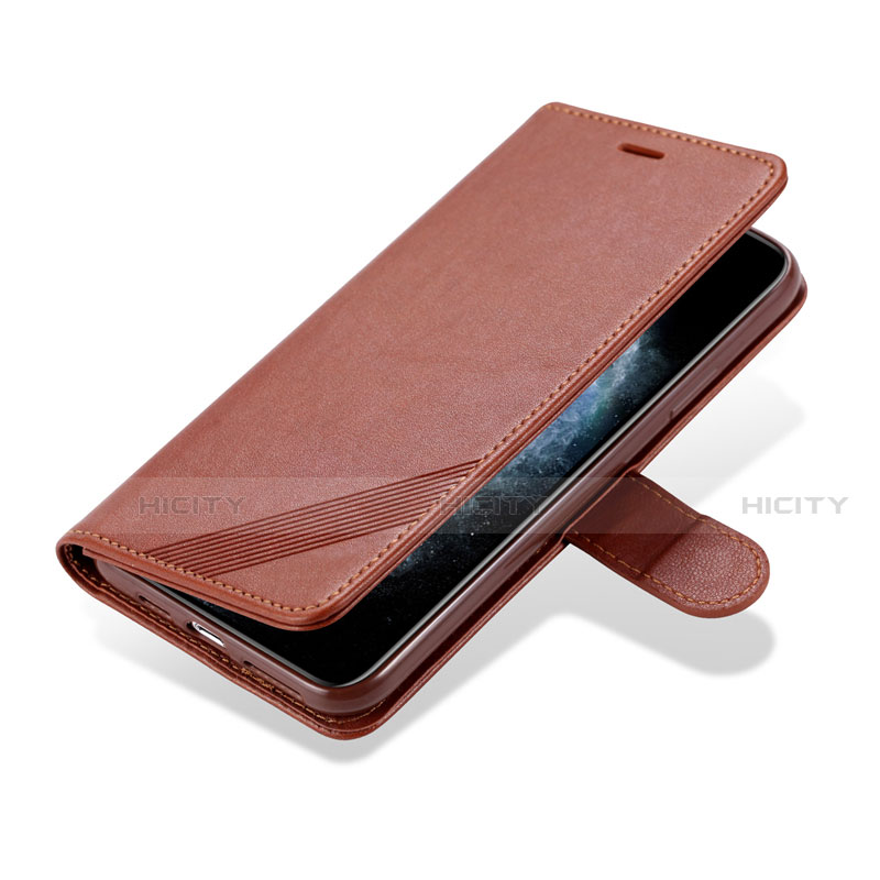 Funda de Cuero Cartera con Soporte Carcasa L11 para Apple iPhone 12 Pro