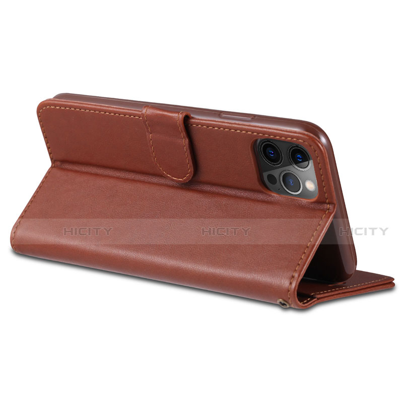 Funda de Cuero Cartera con Soporte Carcasa L11 para Apple iPhone 12 Pro Max