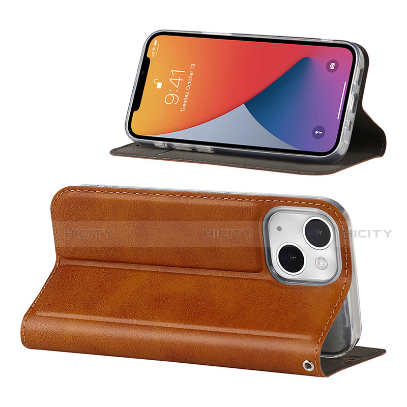 Funda de Cuero Cartera con Soporte Carcasa L11 para Apple iPhone 13