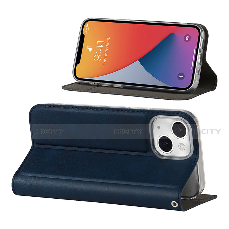 Funda de Cuero Cartera con Soporte Carcasa L11 para Apple iPhone 13