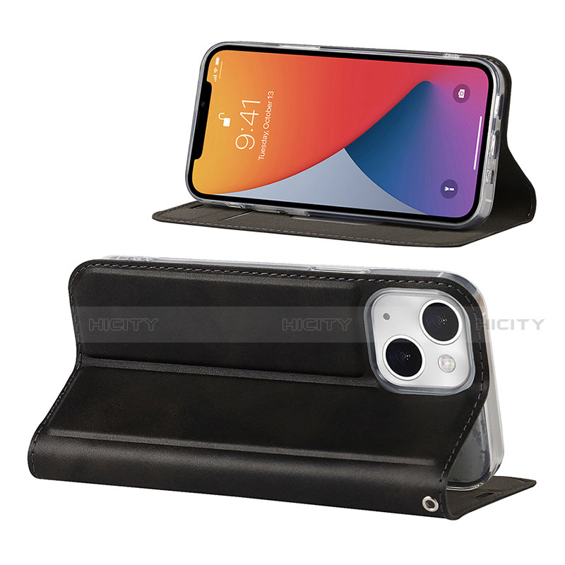 Funda de Cuero Cartera con Soporte Carcasa L11 para Apple iPhone 13 Mini