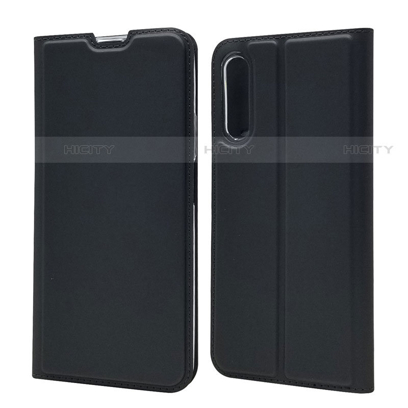 Funda de Cuero Cartera con Soporte Carcasa L11 para Huawei P Smart Pro (2019) Negro