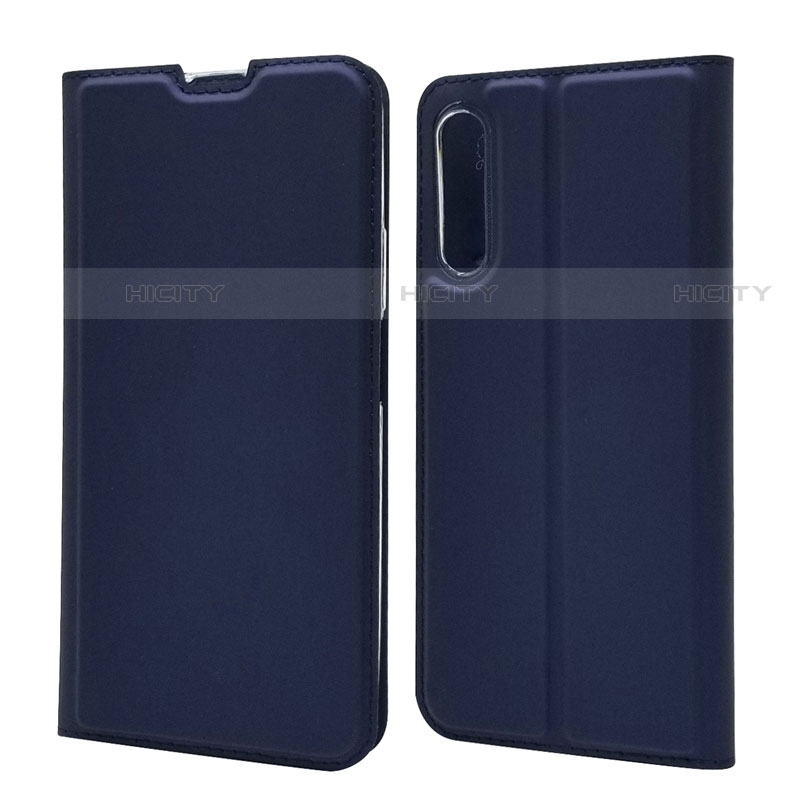 Funda de Cuero Cartera con Soporte Carcasa L11 para Huawei Y9s Azul