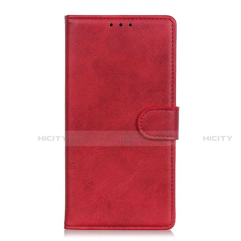 Funda de Cuero Cartera con Soporte Carcasa L11 para Motorola Moto Edge Rojo