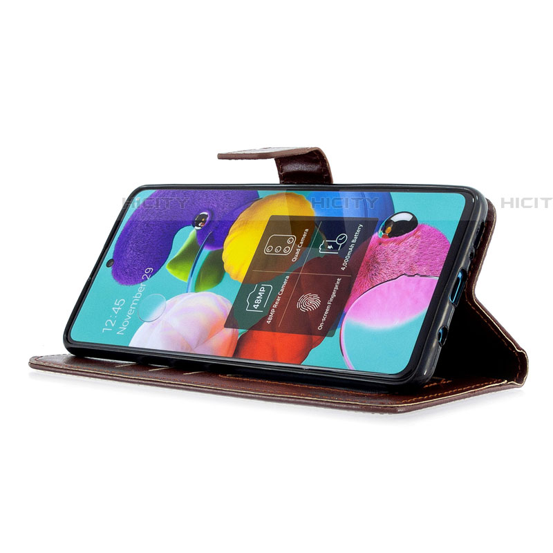 Funda de Cuero Cartera con Soporte Carcasa L11 para Samsung Galaxy A51 5G