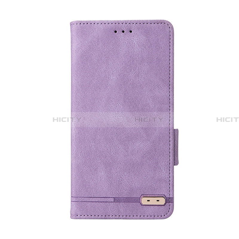 Funda de Cuero Cartera con Soporte Carcasa L11Z para Samsung Galaxy A22 5G Morado