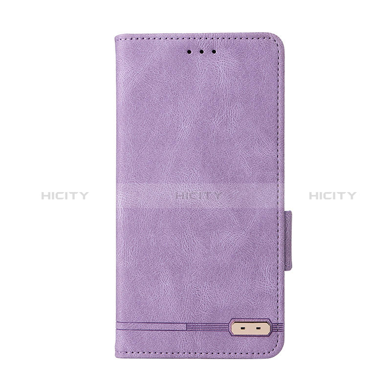 Funda de Cuero Cartera con Soporte Carcasa L11Z para Samsung Galaxy A22s 5G Morado